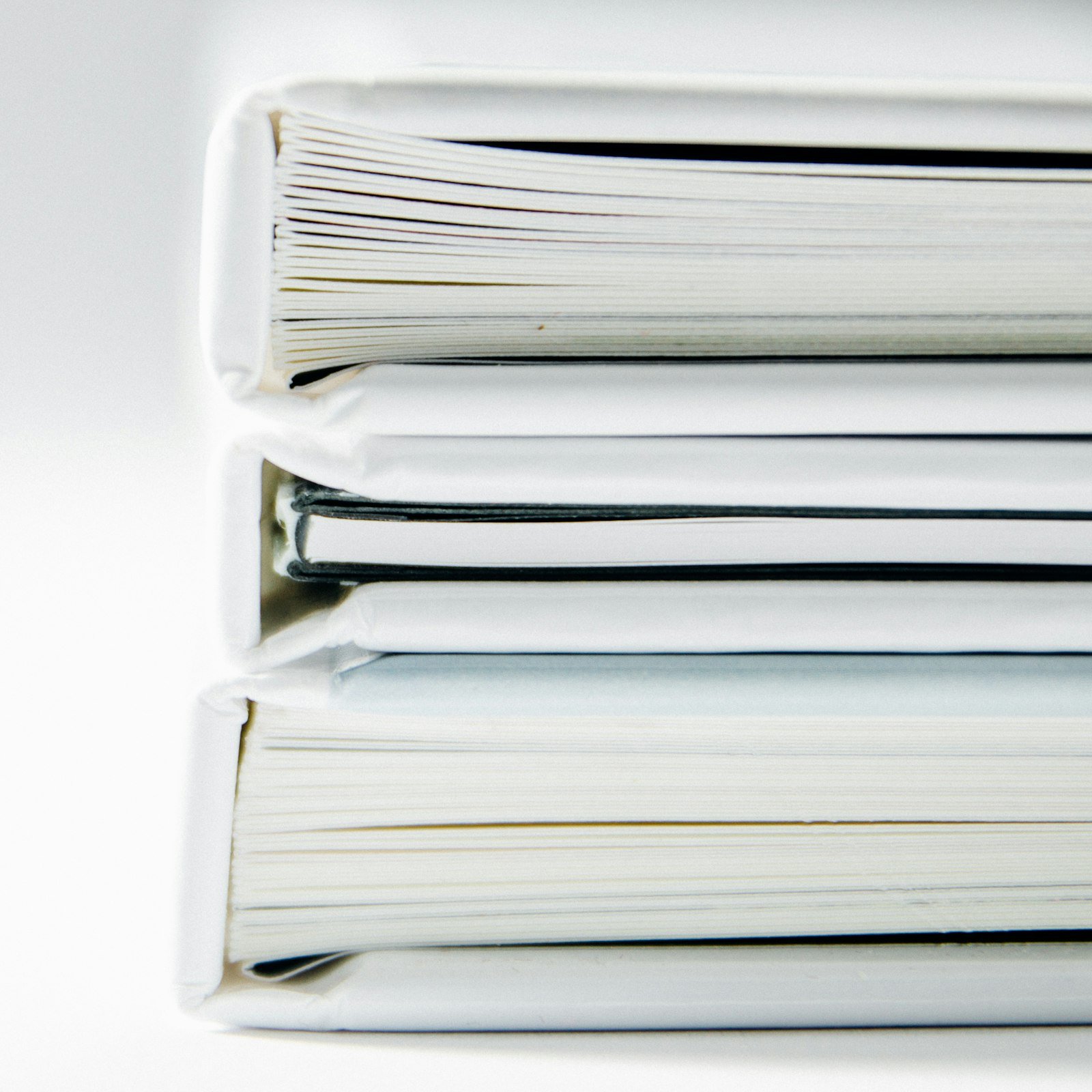 Stack of document folders