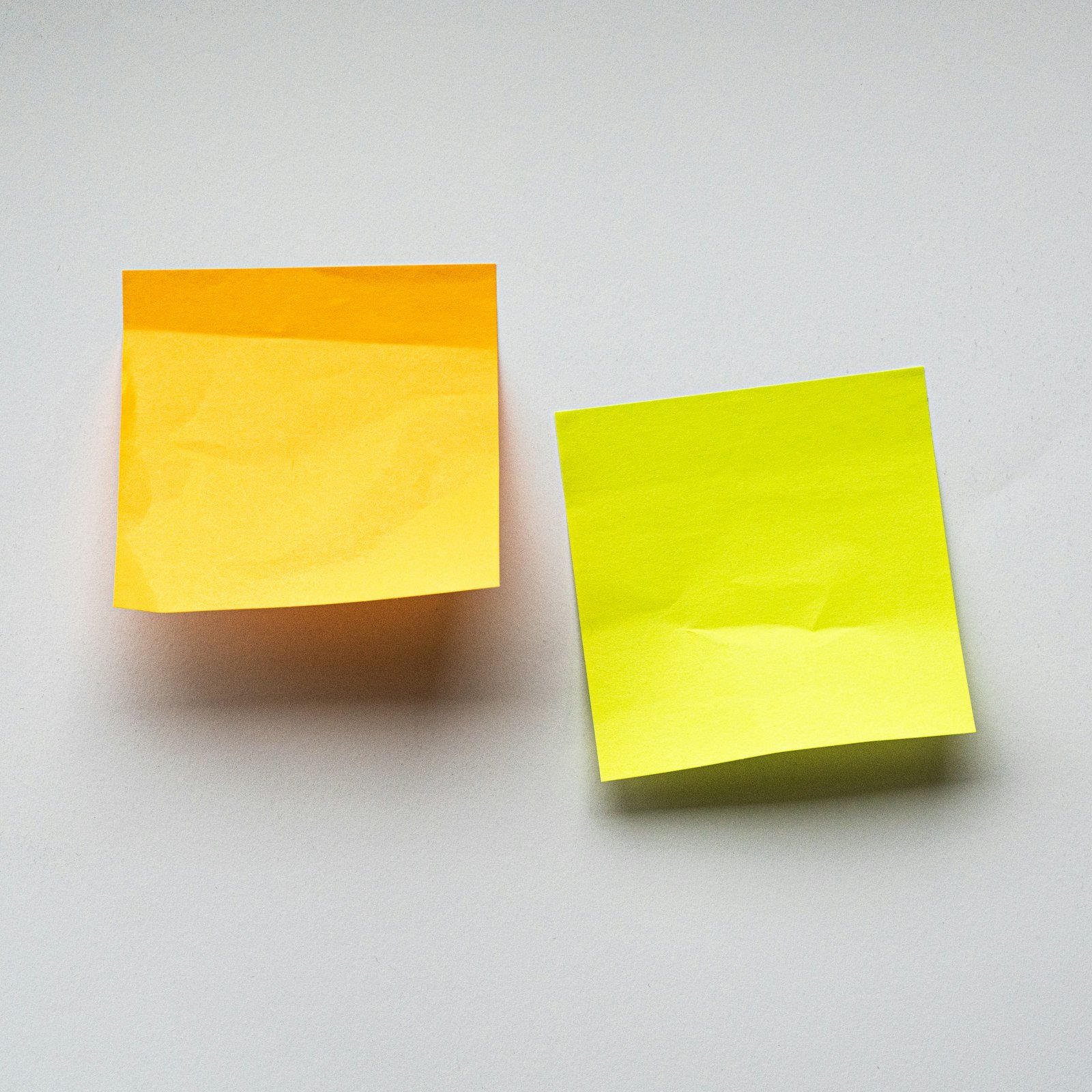 Yellow sticky notes